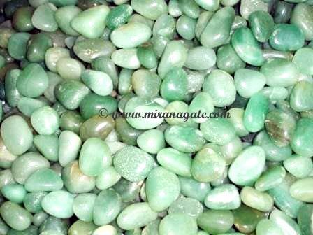 Manufacturers Exporters and Wholesale Suppliers of Green Aventurine Tumbled Khambhat Gujarat